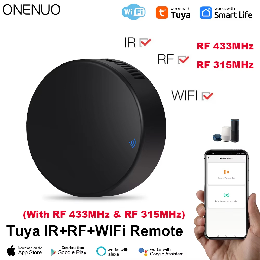 Home Assistant Tuya - Tuya WiFi RF IR リモコン 433MHz/315MHz