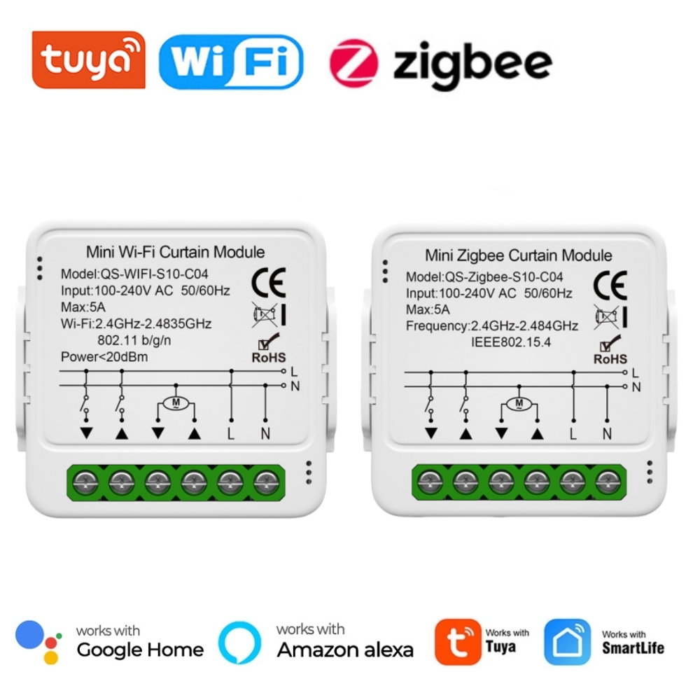 Tuya 4 Channel - Tuya WiFi Zigbee スマート カーテン スイッチ
