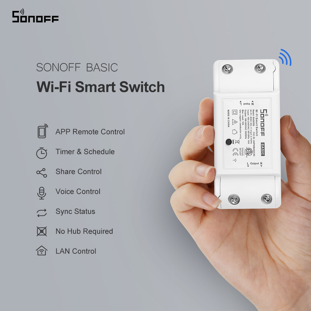Itead SONOFF 基本 R2 ミニ DIY モジュー - Sonoff Mini R4 のレビューと価格