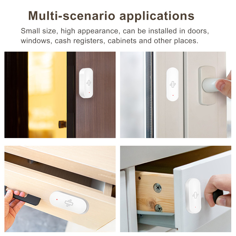 Tuya WiFi 振動センサー、高感度検知、スマートアラー - Home Assistant Tuya のレビューと価格