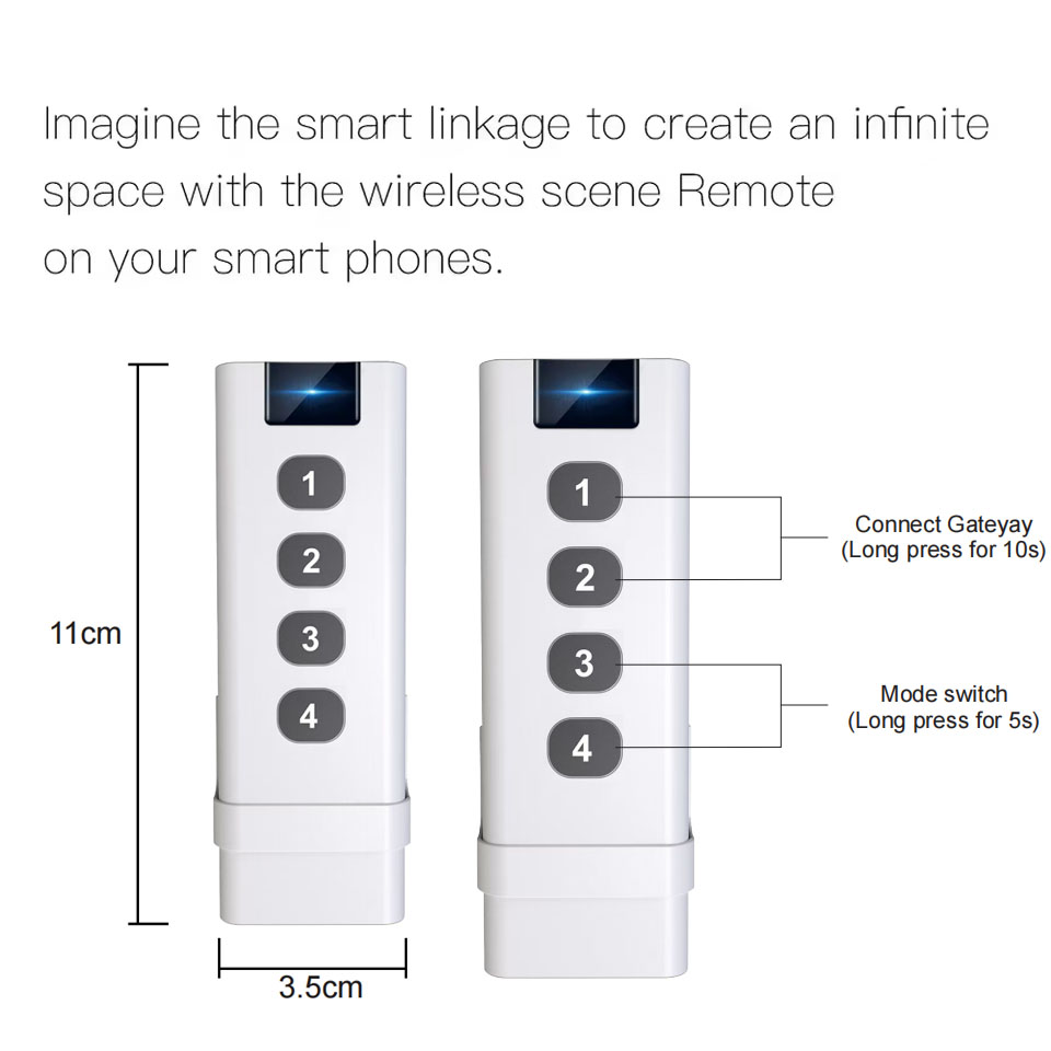 Tuya ZigBee インテリジェントシーンスイッチ 4  - Tuya 4 Channel のレビューと価格