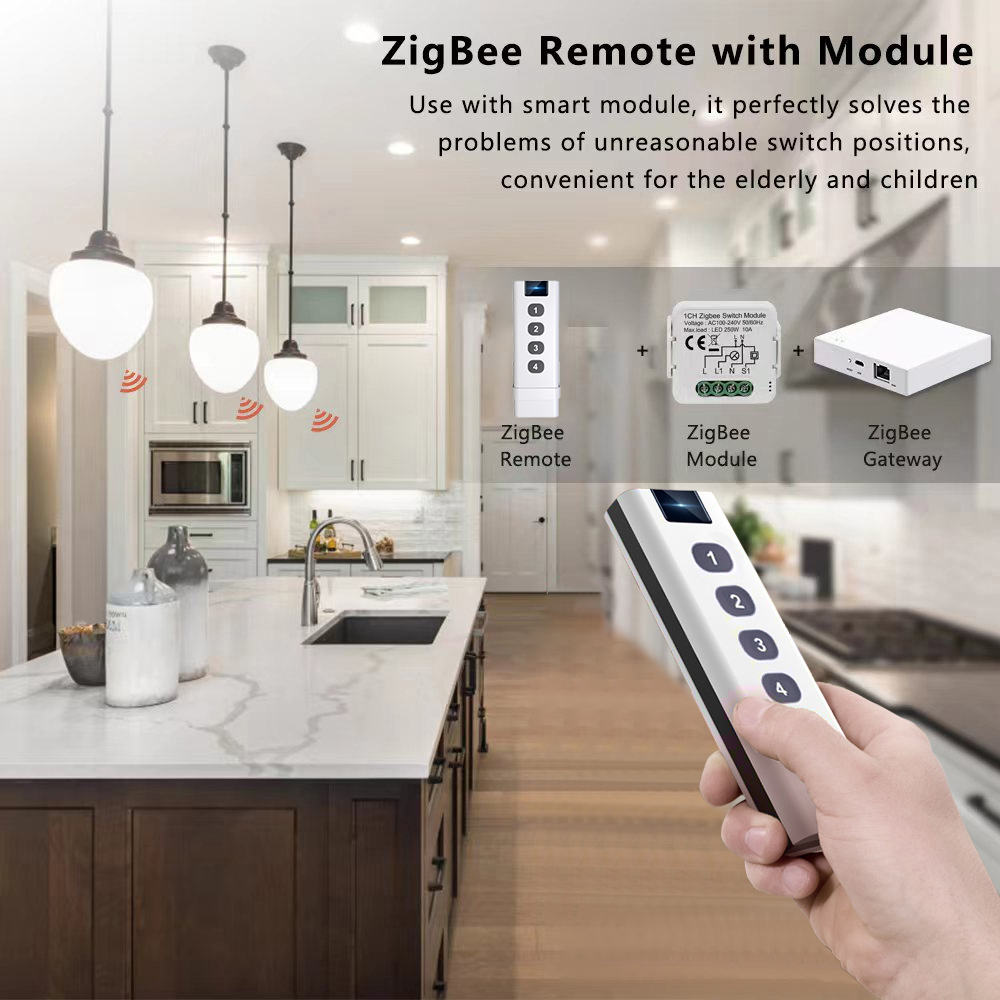 Tuya ZigBee インテリジェントシーンスイッチ 4  - Tuya 4 Channel のレビューと価格