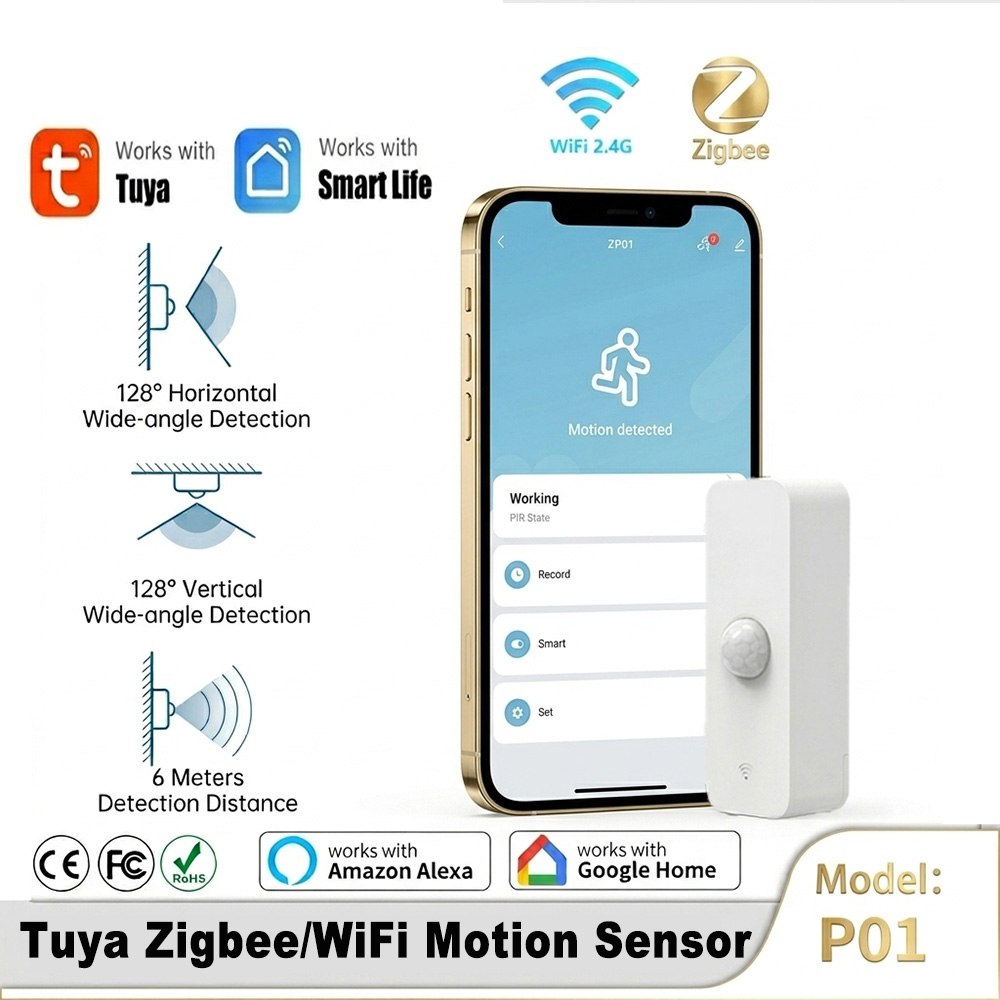 スマートPIRモーションセンサー WiFi Zigbee人感 - Home Assistant Tuya のレビューと価格
