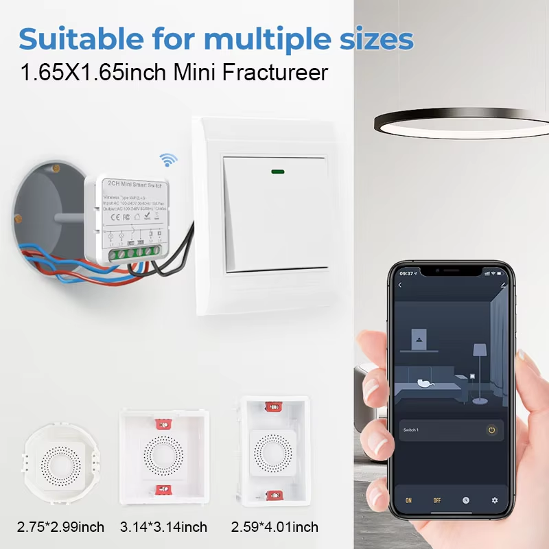 Tuyaミニスマートスイッチ WiFi 1-2-3-4連スイ - Home Assistant Tuya のレビューと価格