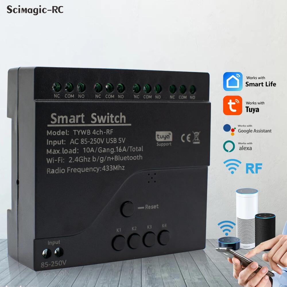 Tuya AC 85-250V 4 チャンネル Wifi ス - Sonoff Mini R4 のレビューと価格