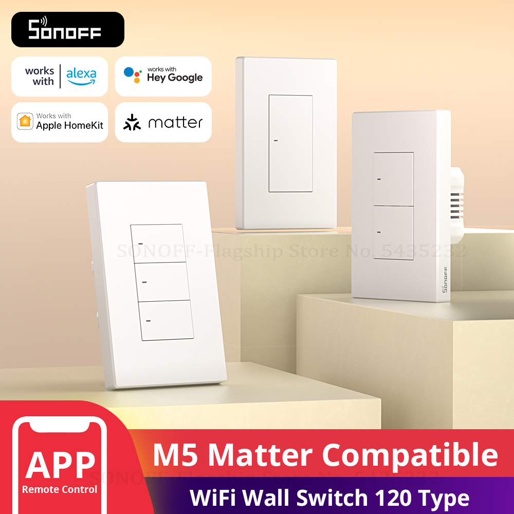 SONOFF M5 Matter WiFi スマートウォール - Sonoff Basic のレビューと価格