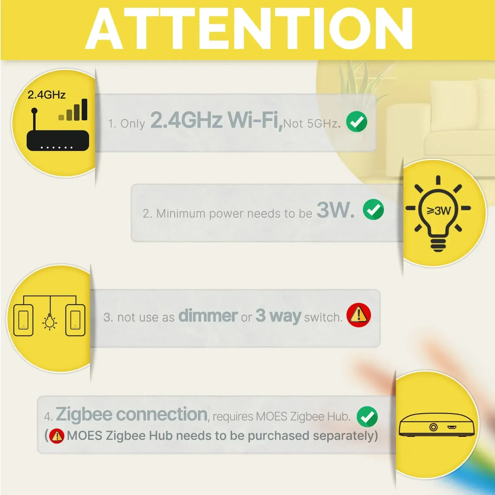 MOES Tuya ZigBee スマートライトスイッチ U - Sonoff Basic のレビューと価格