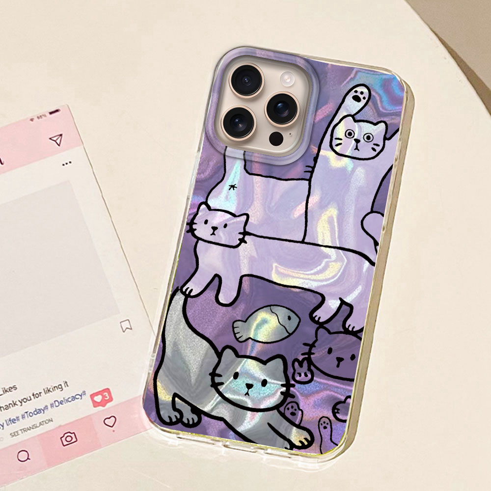 パープルラインキャットフィッシュウォーターテクスチャiPho - Shelly のレビューと価格
